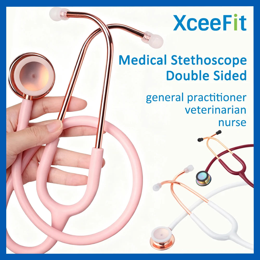 XceeFit Double Sided Stethoscope Cardiology Medical Equipment