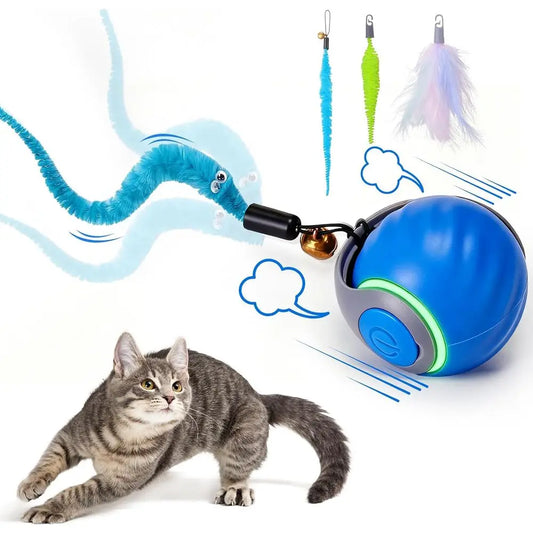 Interactive Cat Ball With 3 Tails For Indoor Cats