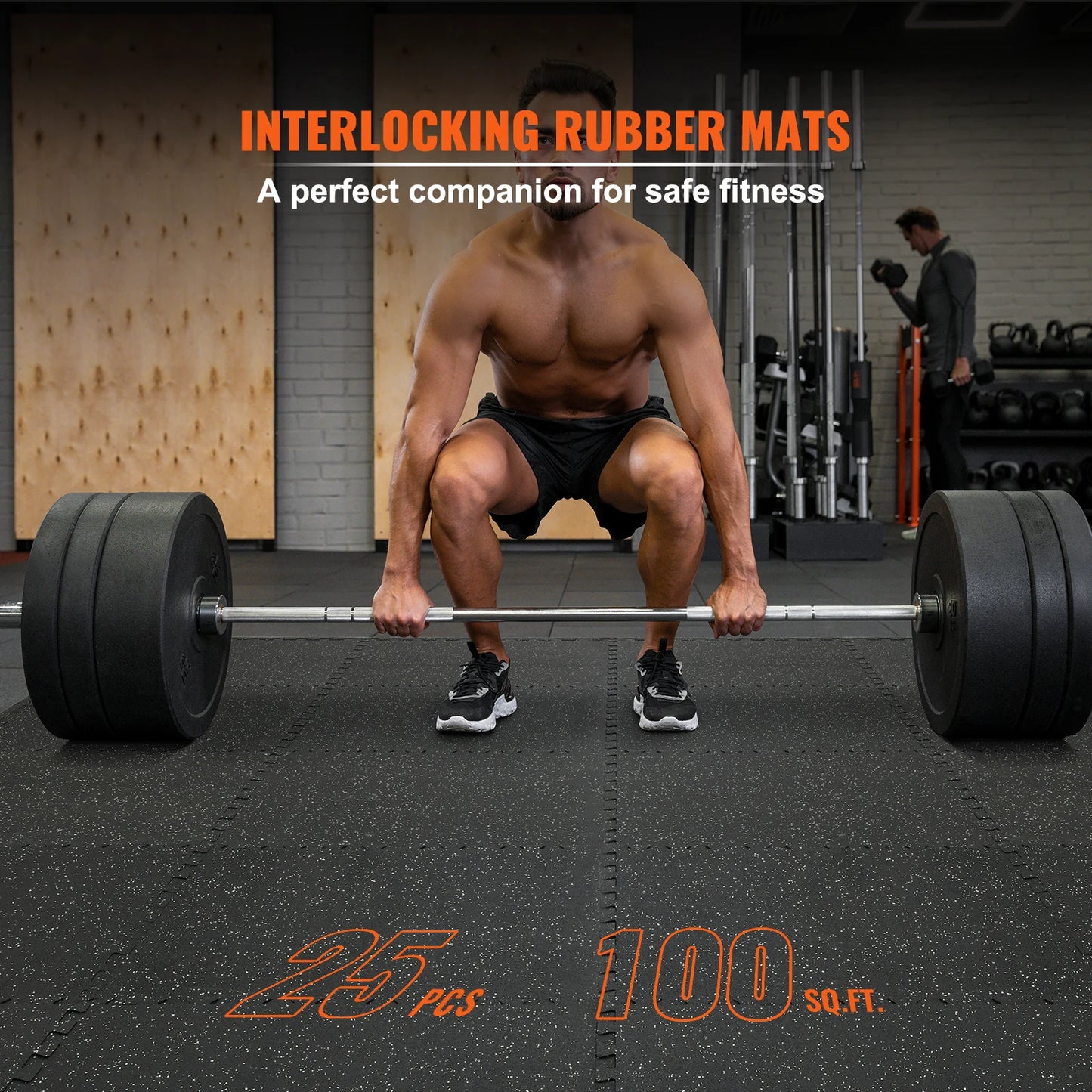 SucceBuy Interlocking EVA Gym Floor Mats Waterproof
