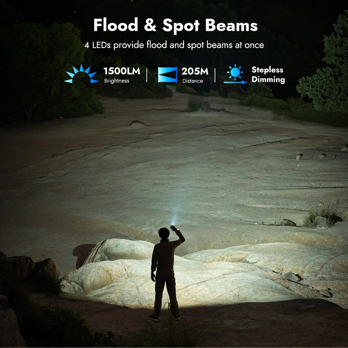 WUBEN X4 EDC Flashlight With RGB Light And Tactical Switch