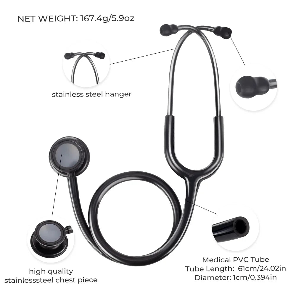 XceeFit Stethoscope Cardiology Single Head Doctor Medical Device