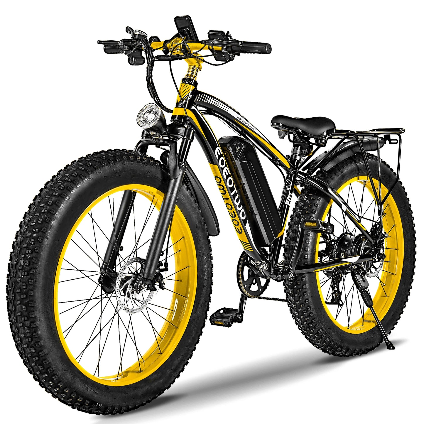 EOEOTWO 1500W Electric Bike 48V 15Ah Fat Tire E-Bike