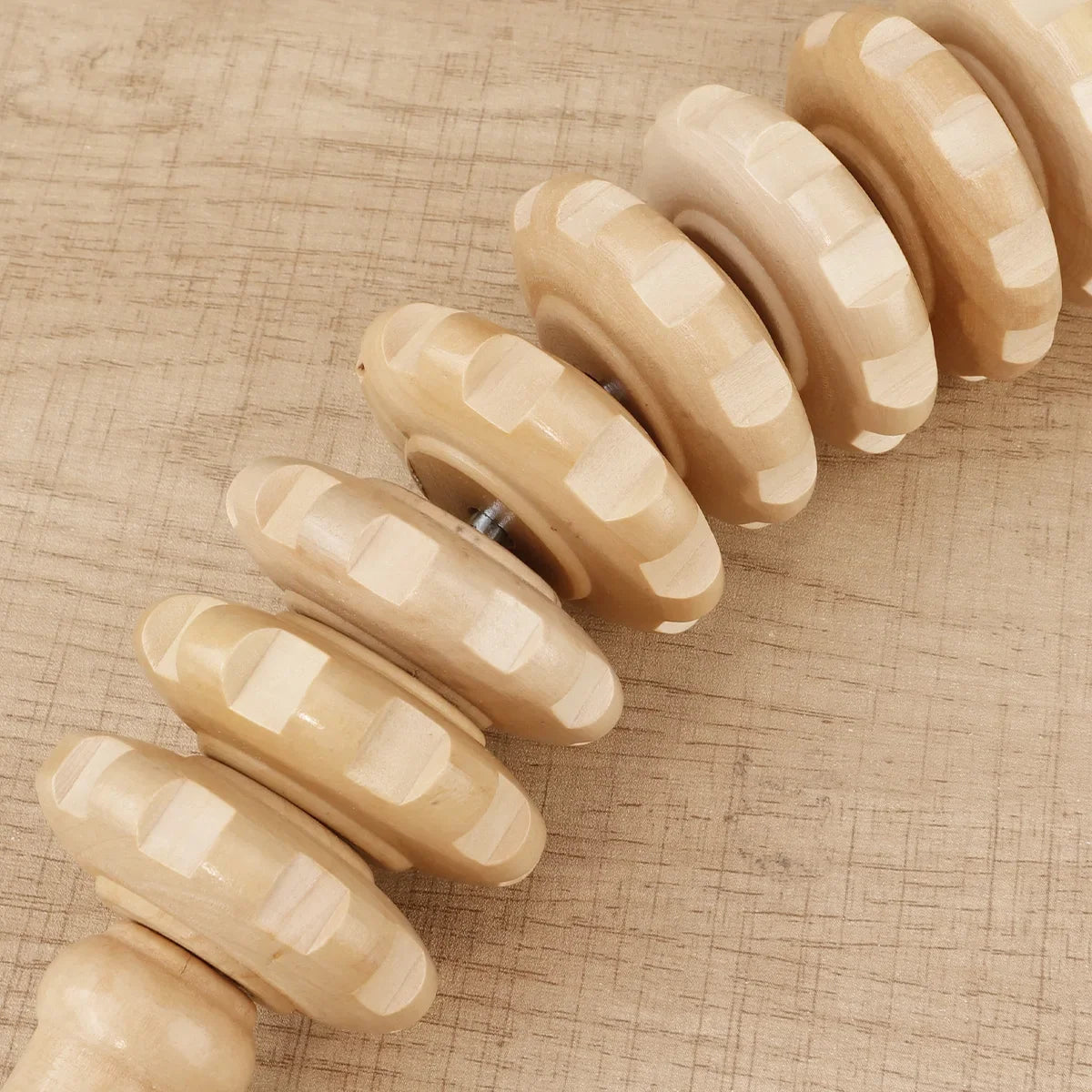 Wooden Therapy Massager Roller Trigger Point Stick For Muscle Relief