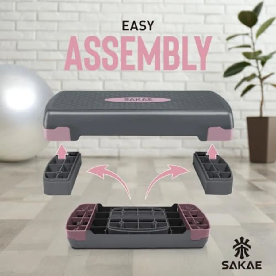 Yao Hui Huang Adjustable Height Aerobic Stepper With Weights