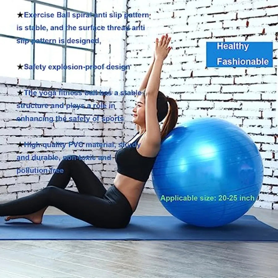 Explosion-Proof Stability Ball Exercise With Pump For Fitness And Balance