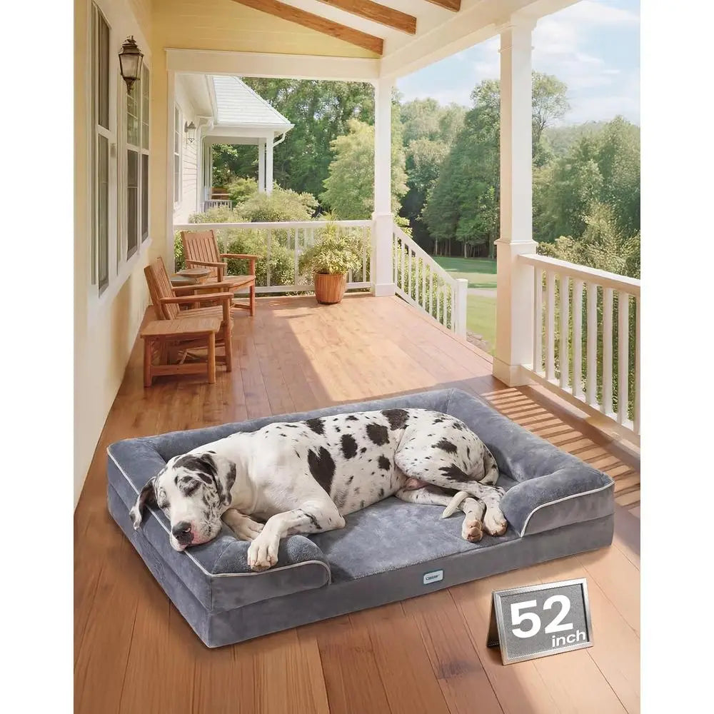 Orthopedic Dog Bed Memory Foam With Waterproof Removable Cover