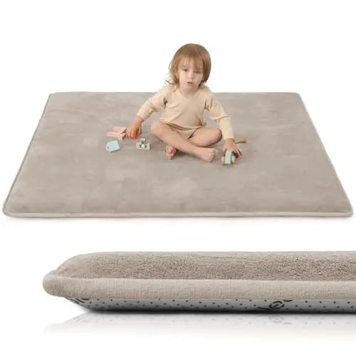 PaPaMat Non Slip Carpet Play Mat For Kids Living Room