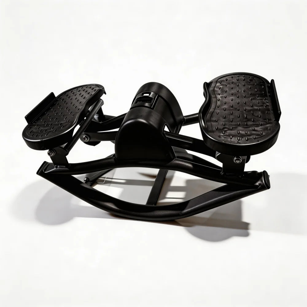 Portable Mini Stepper With Resistance Bands And Lcd Monitor