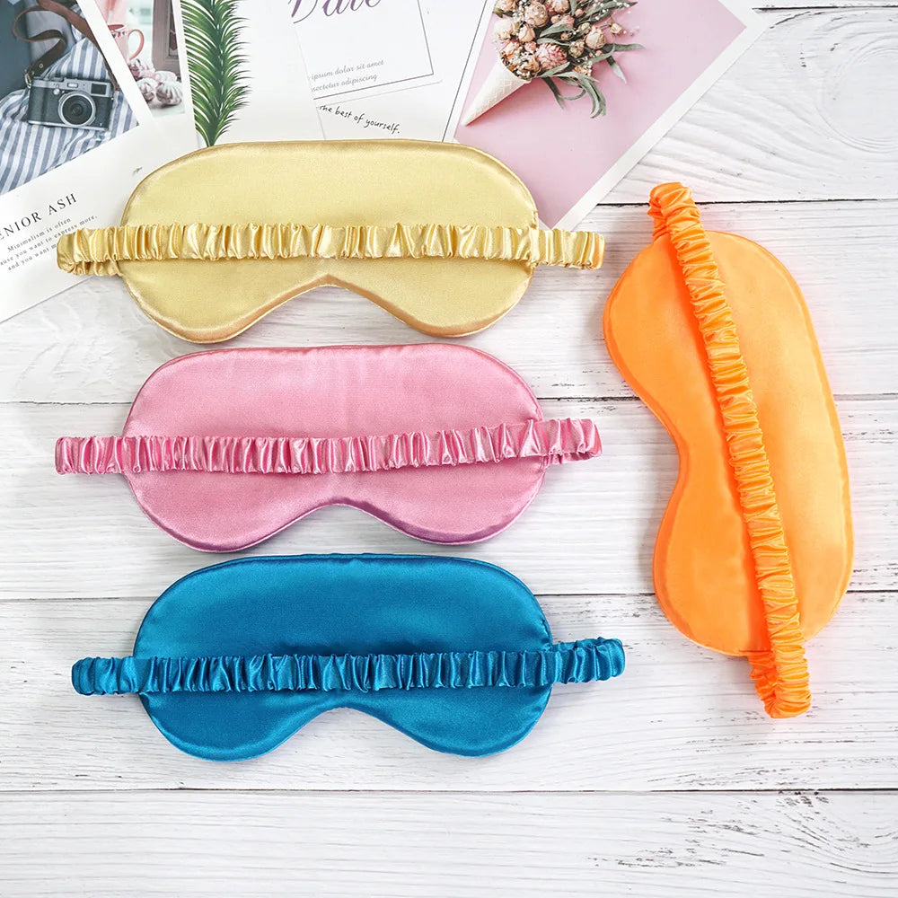 Imitated Silk Eye Patch Sleep Mask Travel Relaxation