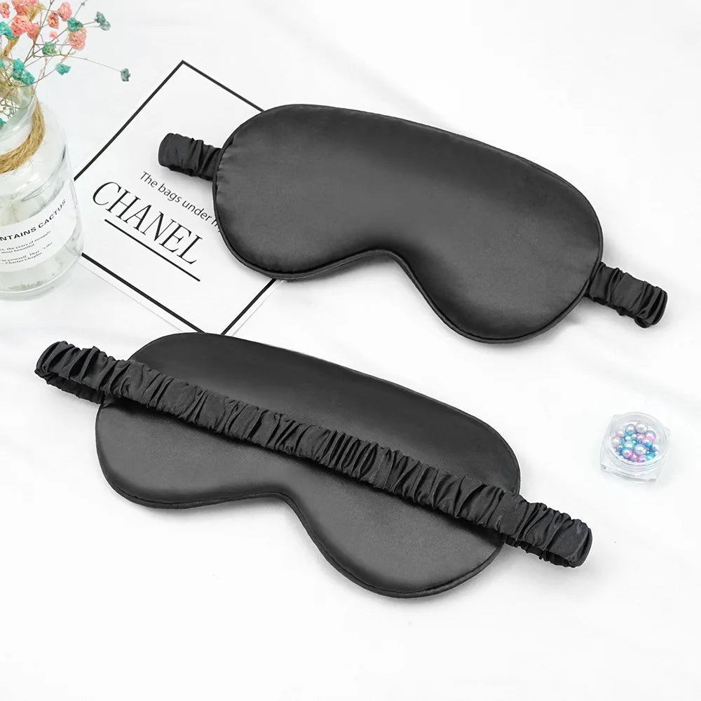 Imitated Silk Eye Patch Sleep Mask Travel Relaxation