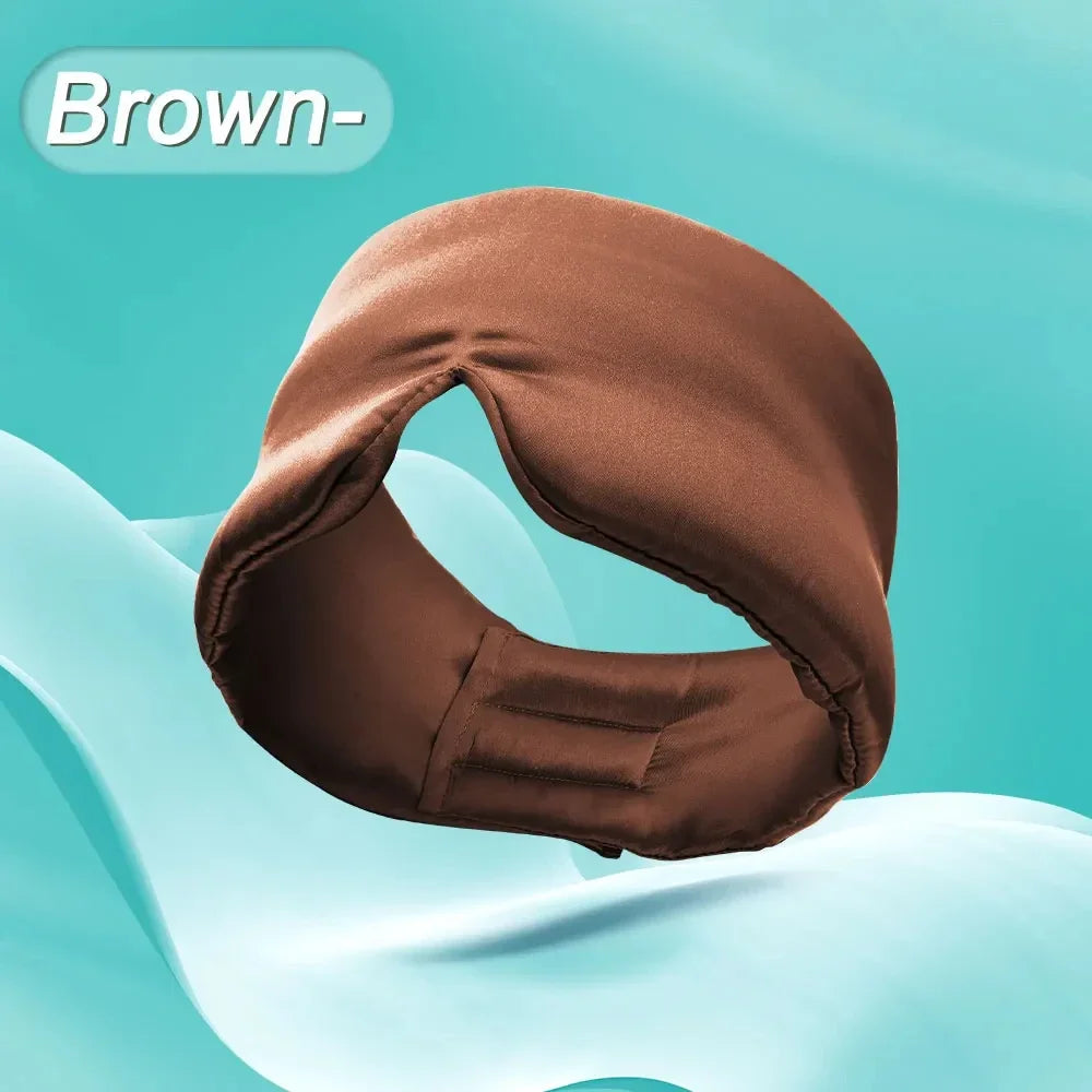 Zoechic 100 Percent Mulberry Silk Sleep Mask With Adjustable Headband