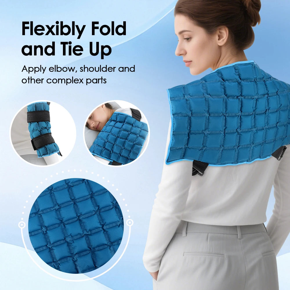 PASTSKY Reusable Hot Cold Wrap For Back Shoulder Knee Leg