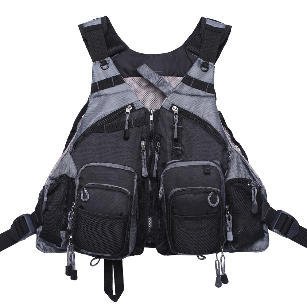 Kylebooker Breathable Fly Fishing Vest For Men And Women, Adjustable With Pockets
