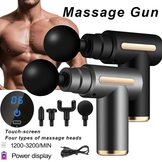 Muscle Relaxation Mini Massage Gun Portable Handheld Type C Charging