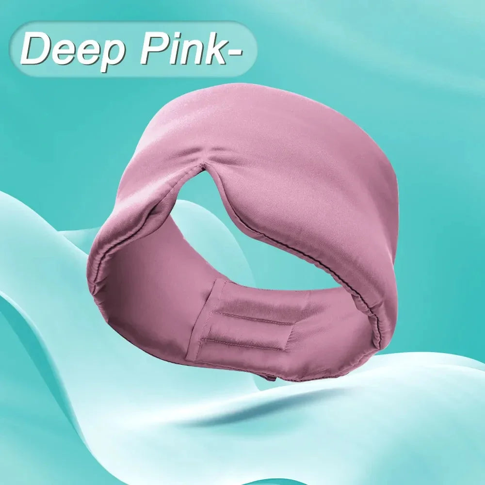 Zoechic 100 Percent Mulberry Silk Sleep Mask With Adjustable Headband