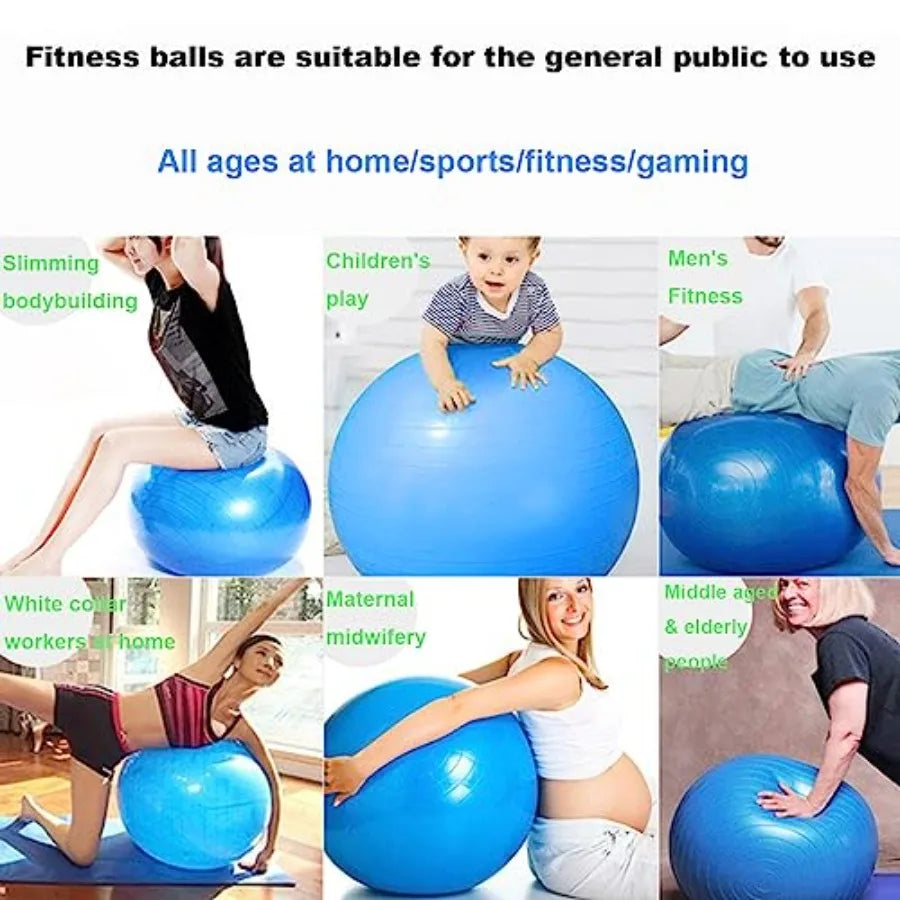 Explosion-Proof Stability Ball Exercise With Pump For Fitness And Balance