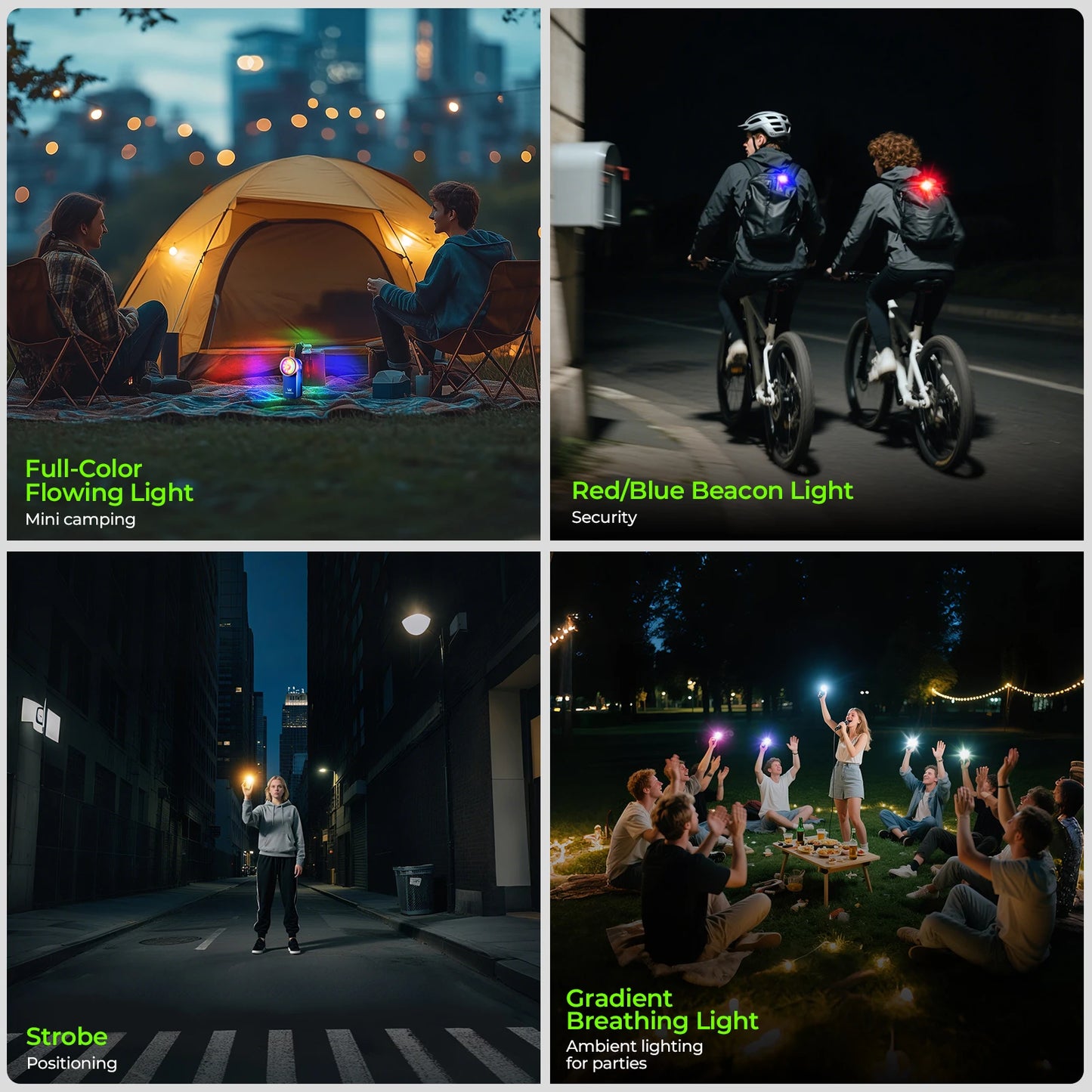 Wurkkos HD03 USB Rechargeable Clip Light Portable RGB Flashlight Magnet