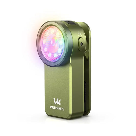 Wurkkos HD03 USB Rechargeable Clip Light, RGB Spotlight Torch
