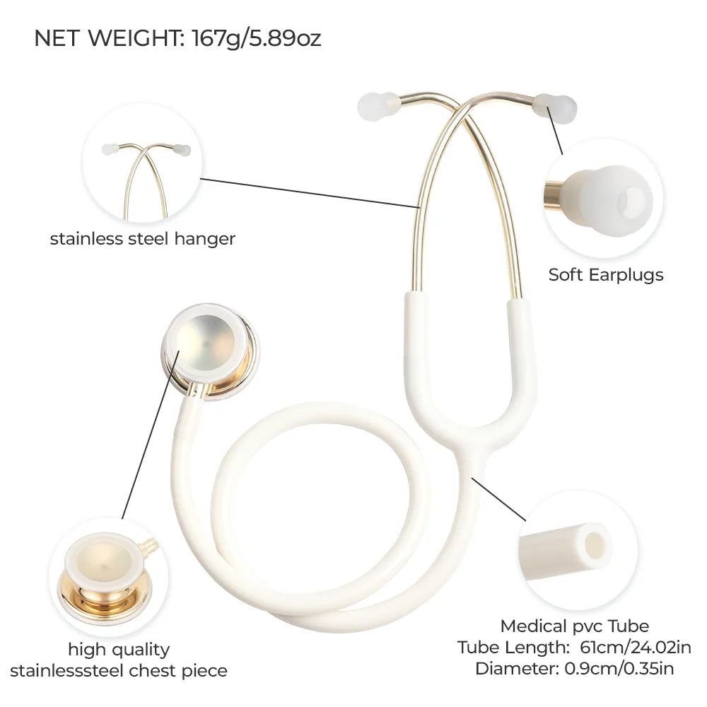 XceeFit Stethoscope Cardiology Single Head Doctor Medical Device