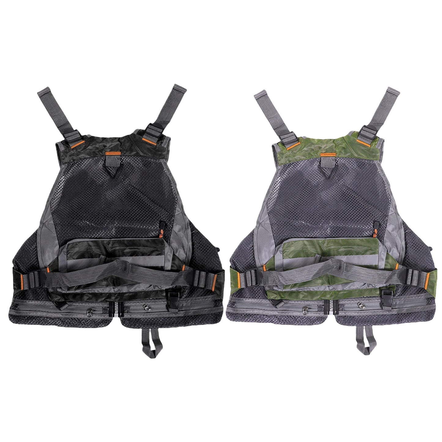 Fishing Vest With Adjustable Straps Quick-Dry Mesh And Multiple Pockets