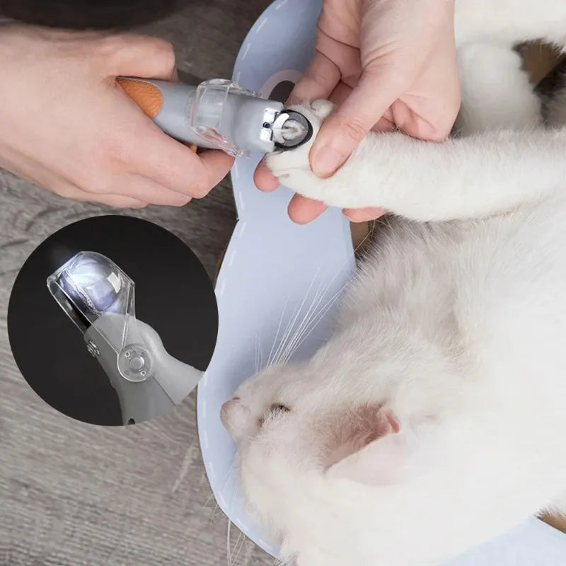 Led Pet Nail Clipper With Light For Dogs And Cats Safe Grooming