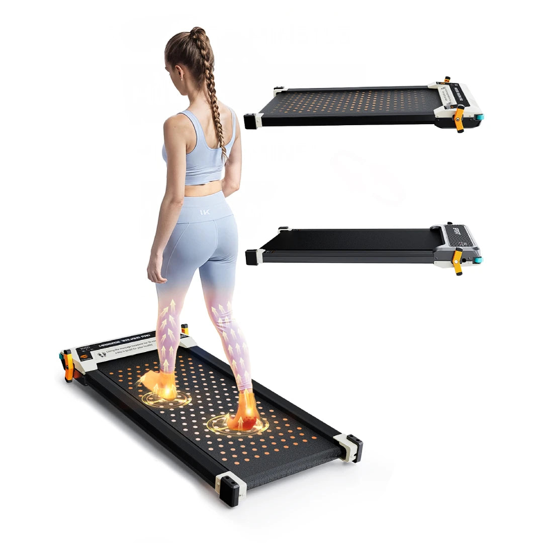 AKLUER Walking Pad Treadmill 2.5HP LCD Display For Home Use