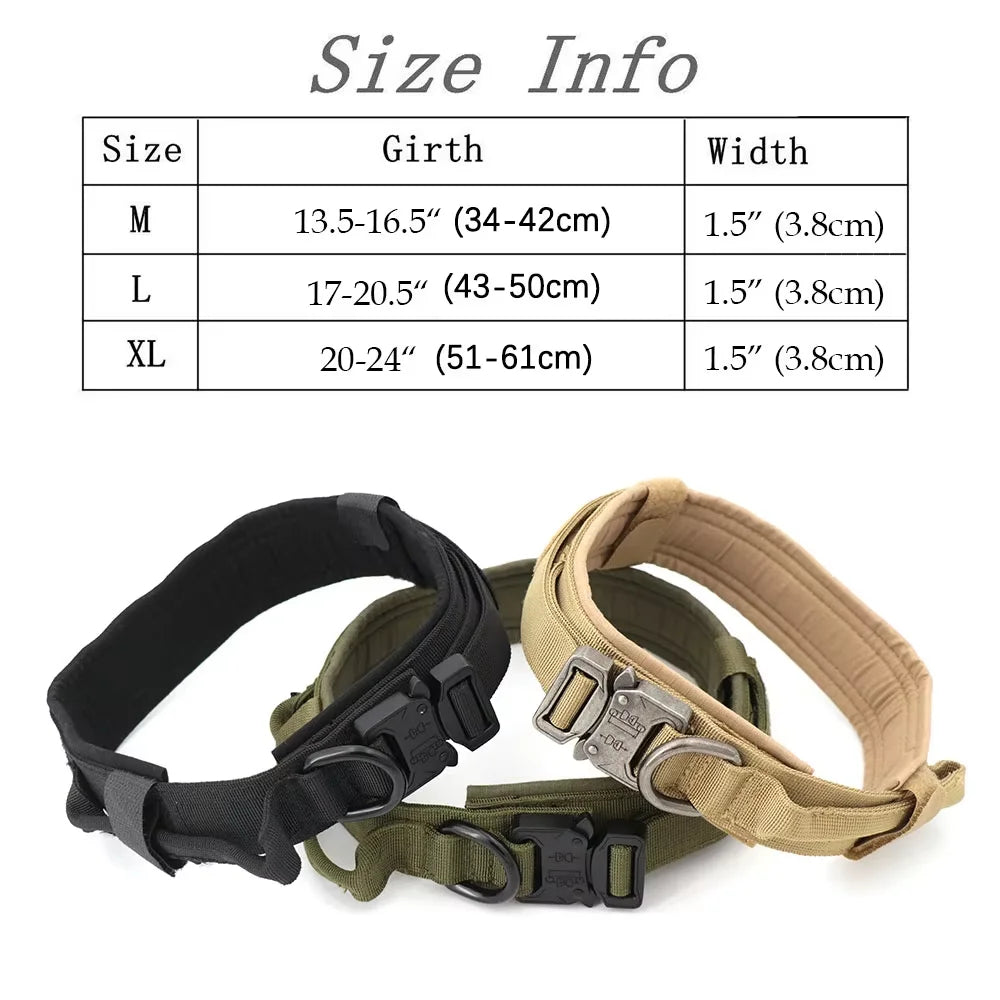 Nylon Dog Training Collar With Leash Set And Control Handle