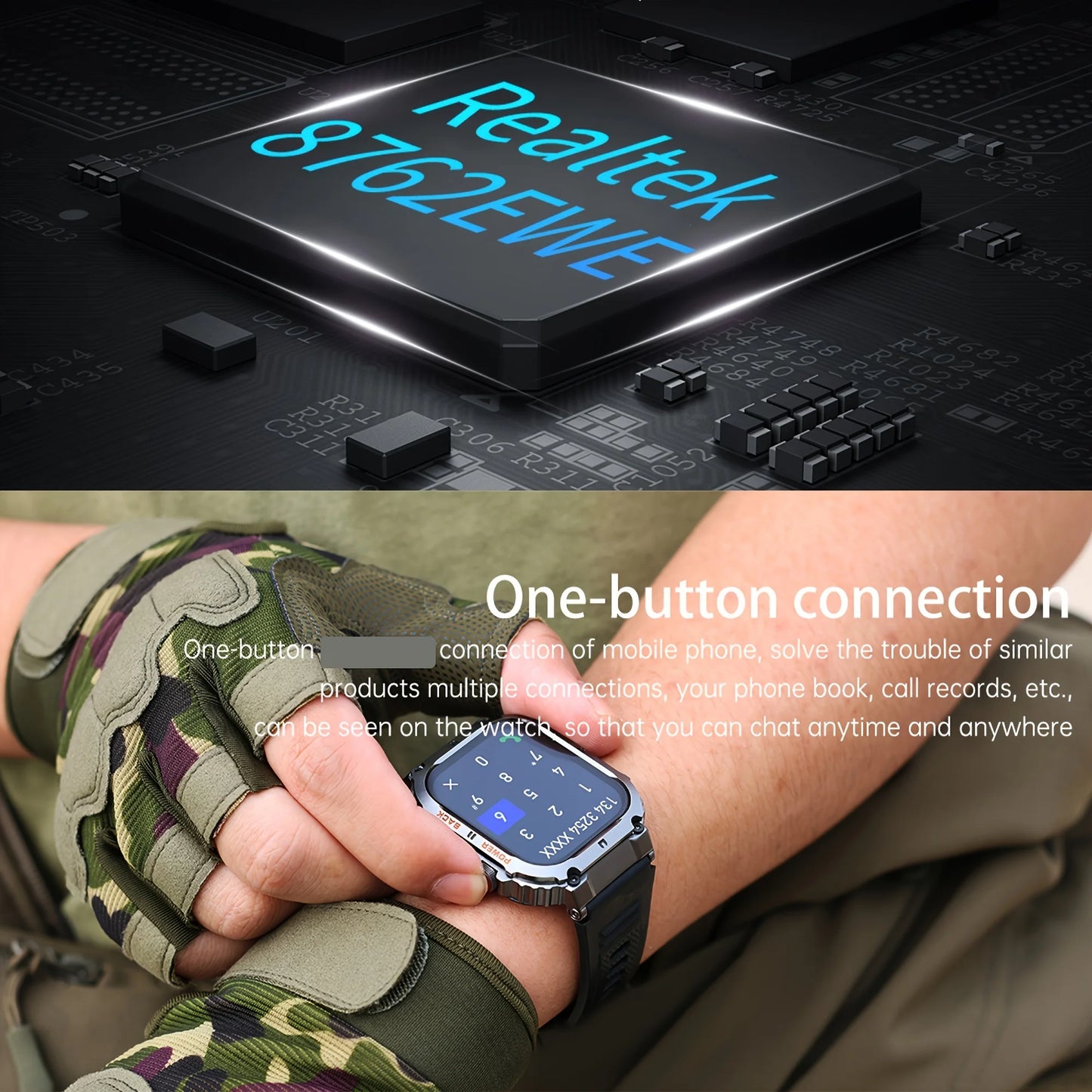 Smartwatch For Android And iPhone, Answer Calls, Fitness Tracker