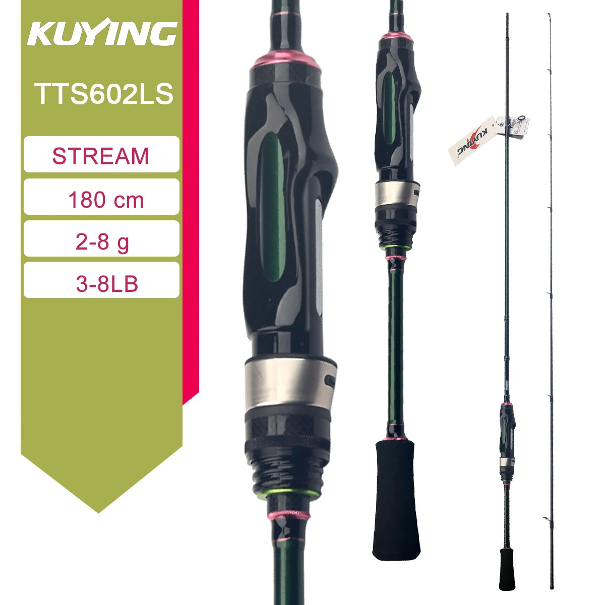 Kuying Teton Lure Rod For Casting And Spinning River Fishing