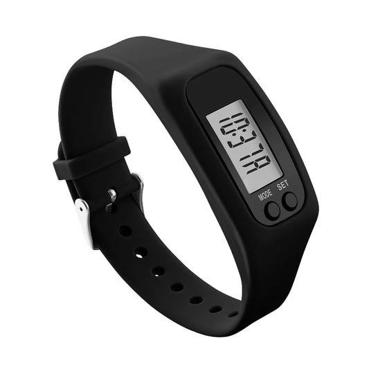 APWIKOGER LED Pedometer Fitness Bracelet With 12 24 Hour Display