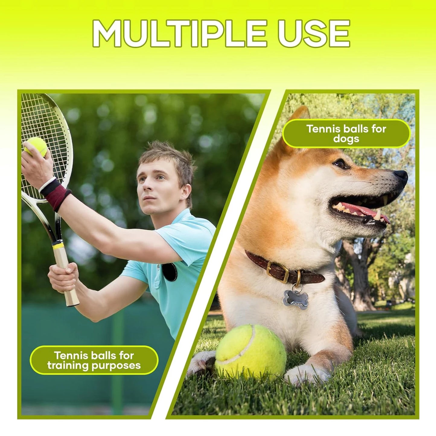 Tennis Balls Bucket 38 Pack For Training And Practice
