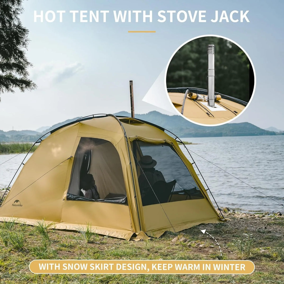 Naturehike Dune Four Season Double Layer Waterproof Camping Tent