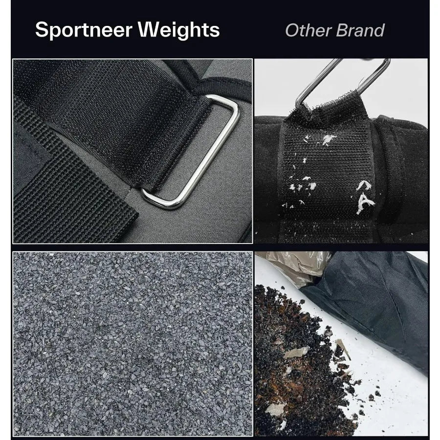 LISM Adjustable Ankle Weights Set for Gym and Walking
