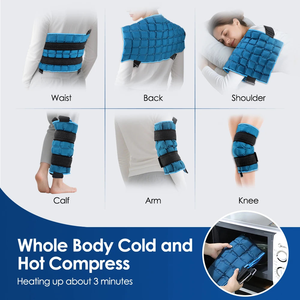 PASTSKY Reusable Hot Cold Wrap For Back Shoulder Knee Leg
