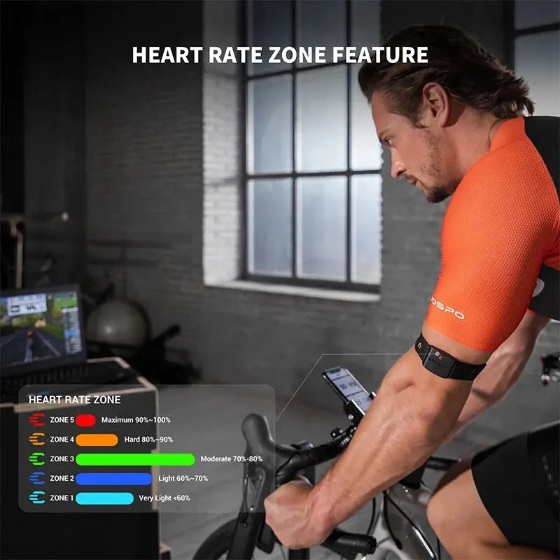 COOSPO HW9 Heart Rate Armband Monitor With BLE ANT Plus