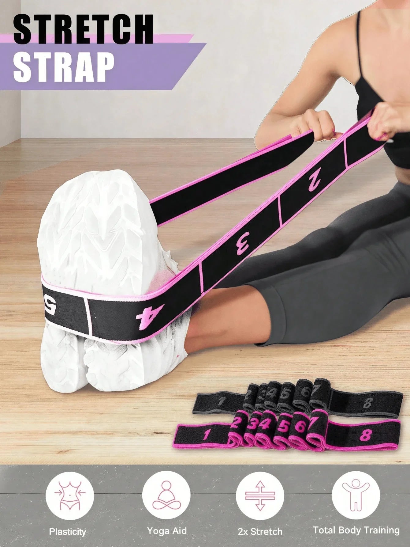 Yoga Elastic Band for Stretching and Fitness Resistance Band