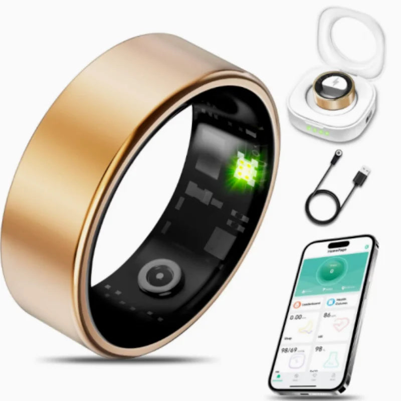Smart Ring R09 Health Monitor With Multi-Sport Mode Skin Temperature