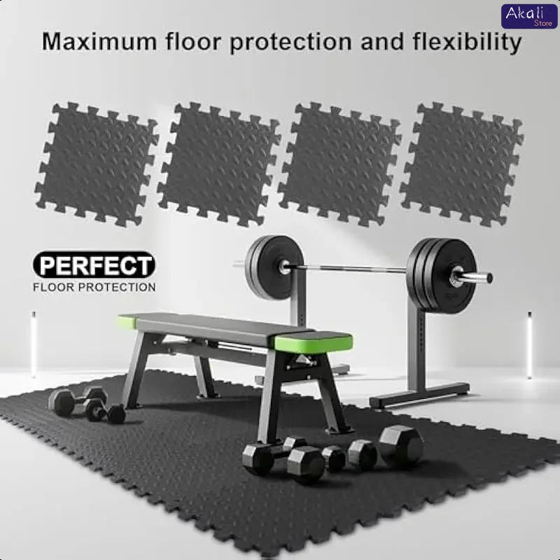EVA Interlocking Foam Floor Tiles Non Slip Gym Mat