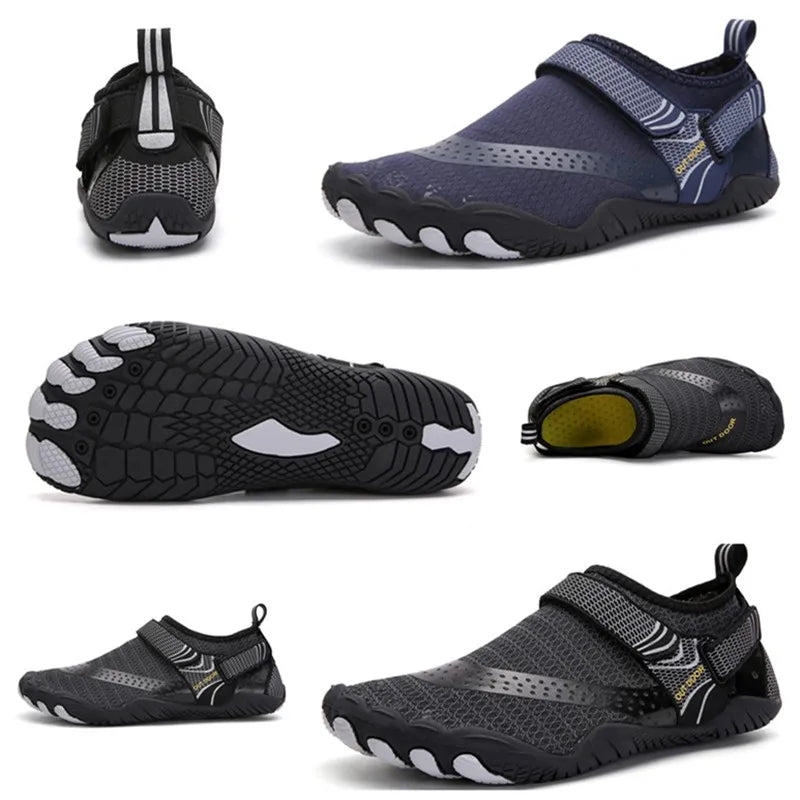 Men Water Shoes Quick Dry Non Slip Five Finger Sneakers