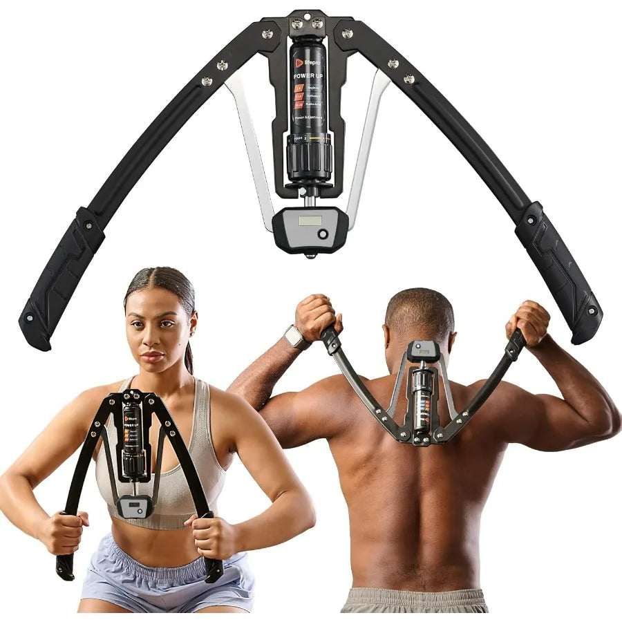 Hydraulic Chest Expander Arm Twister Trainer With Adjustable Resistance
