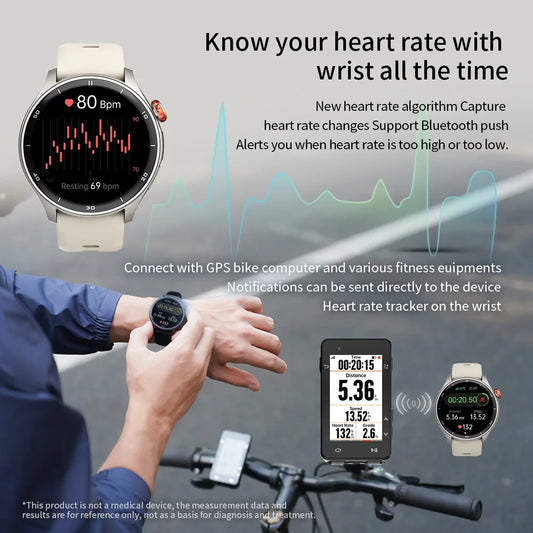 IGPSPORT LW10 Smart Sport Watch with Blood Oxygen Monitor