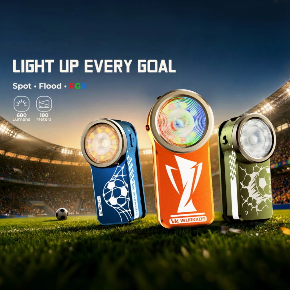 Wurkkos HD03 USB Rechargeable Clip Light Portable RGB Flashlight Magnet