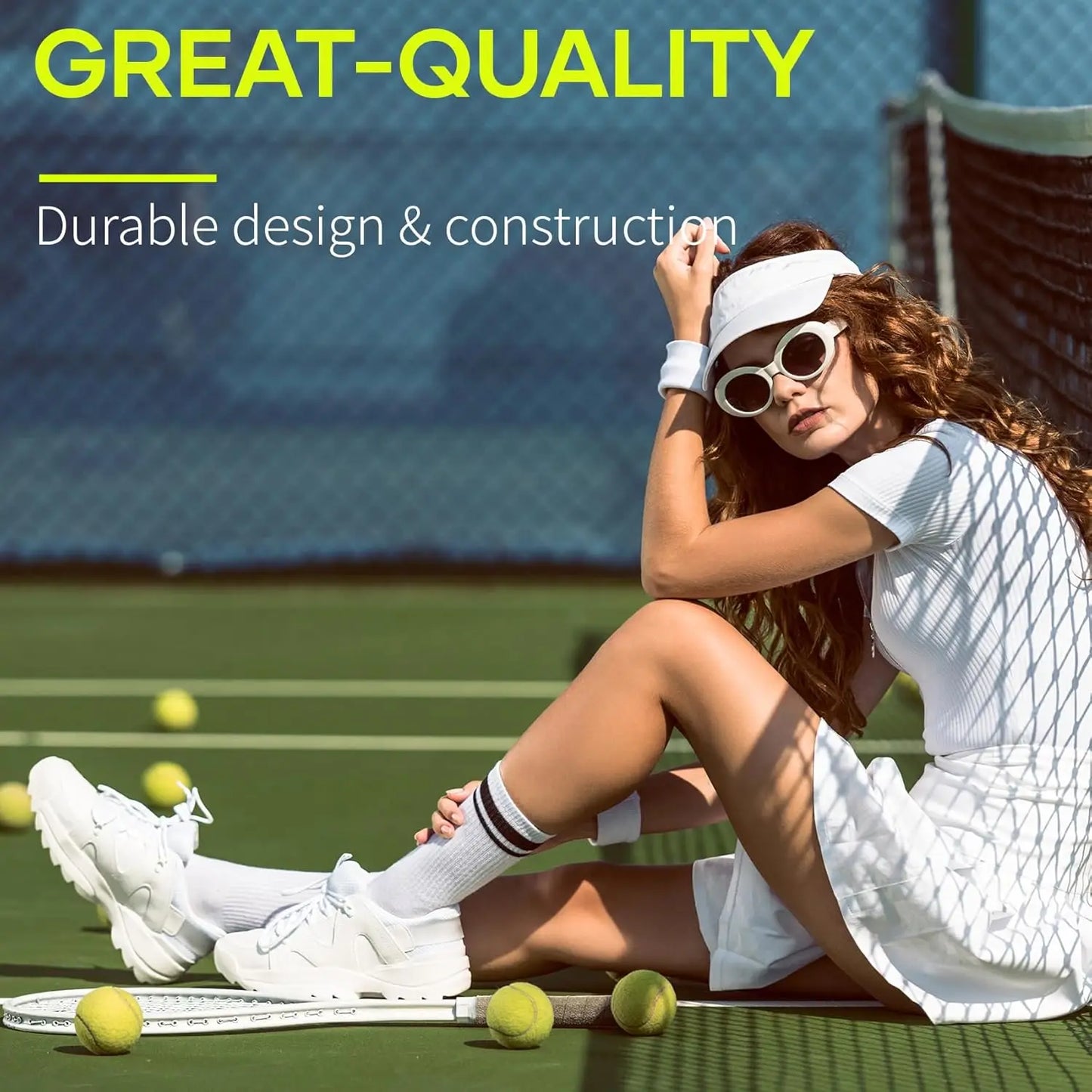 Tennis Balls Bucket 38 Pack For Training And Practice
