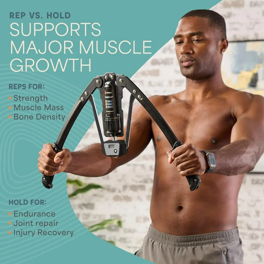 Hydraulic Chest Expander Arm Twister Trainer With Adjustable Resistance
