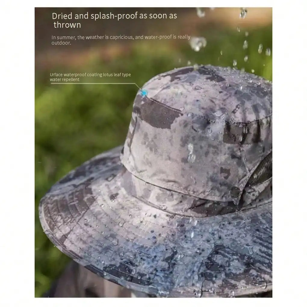 Mens Solar Powered Cooling Fishing Hat With Fan