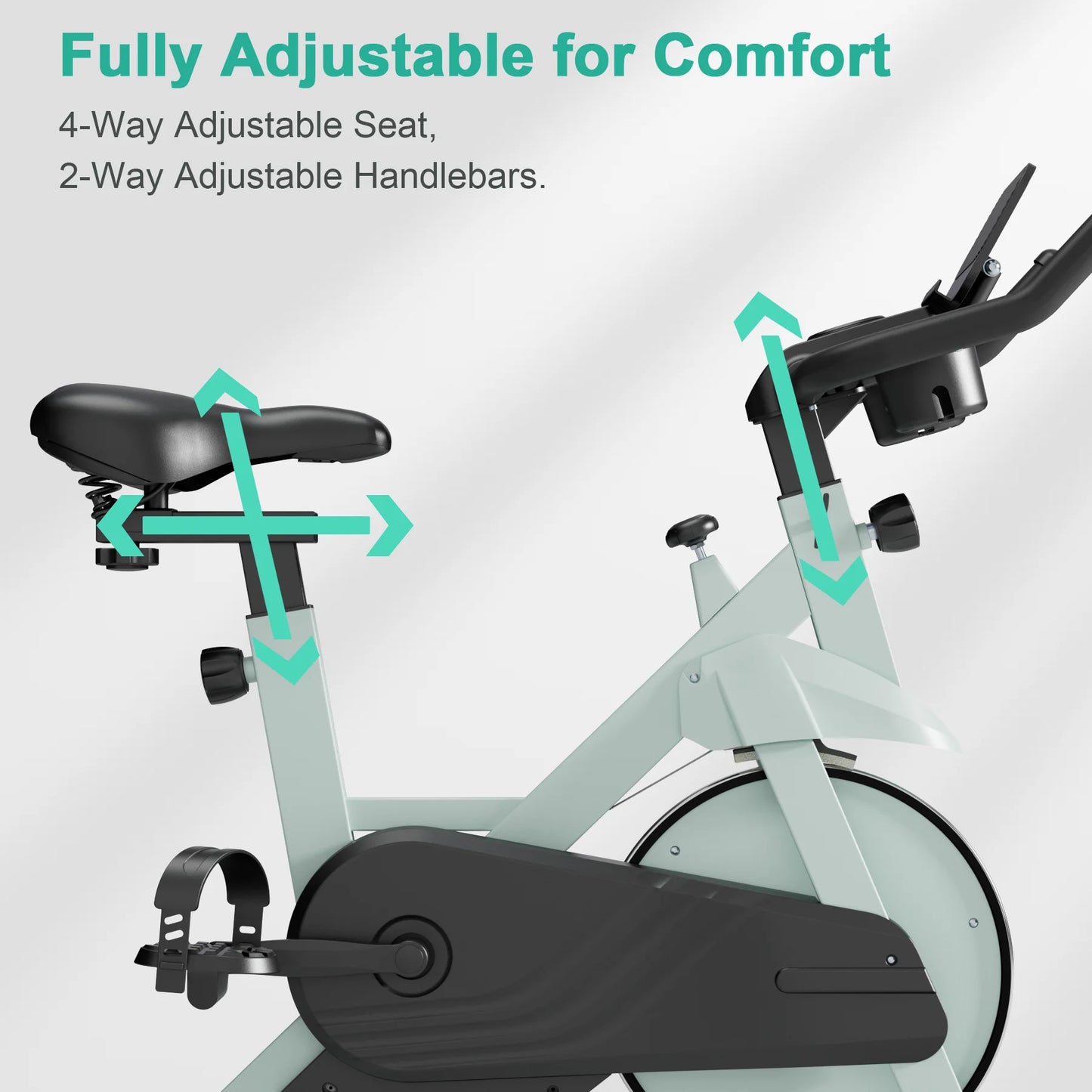 Superun Low Noise 32 Level Magnetic Resistance Exercise Bike