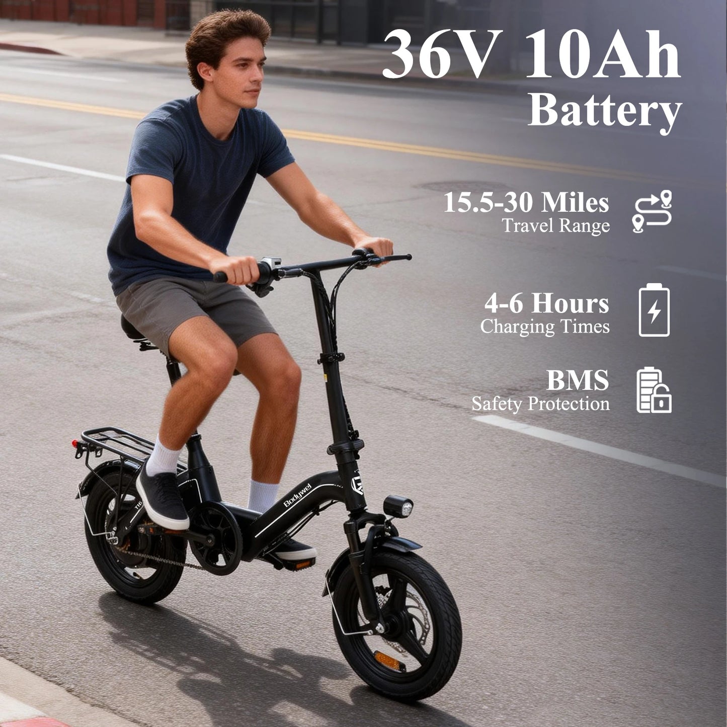 T16Pro Foldable 750W Electric Bike