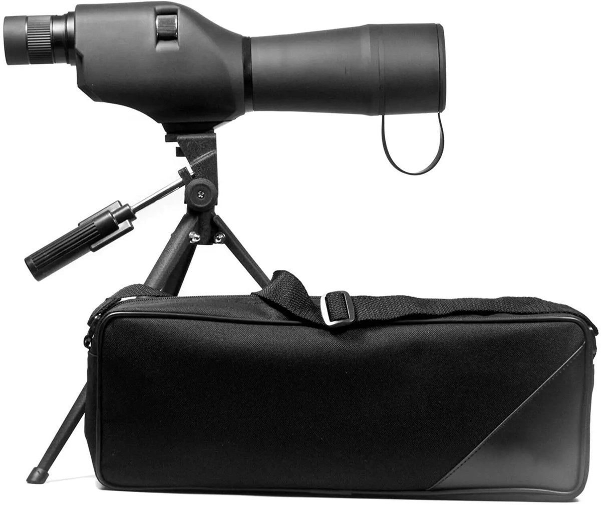 Zoom Angled Spotting Scope 20 To 60x With Adjustable Tripod