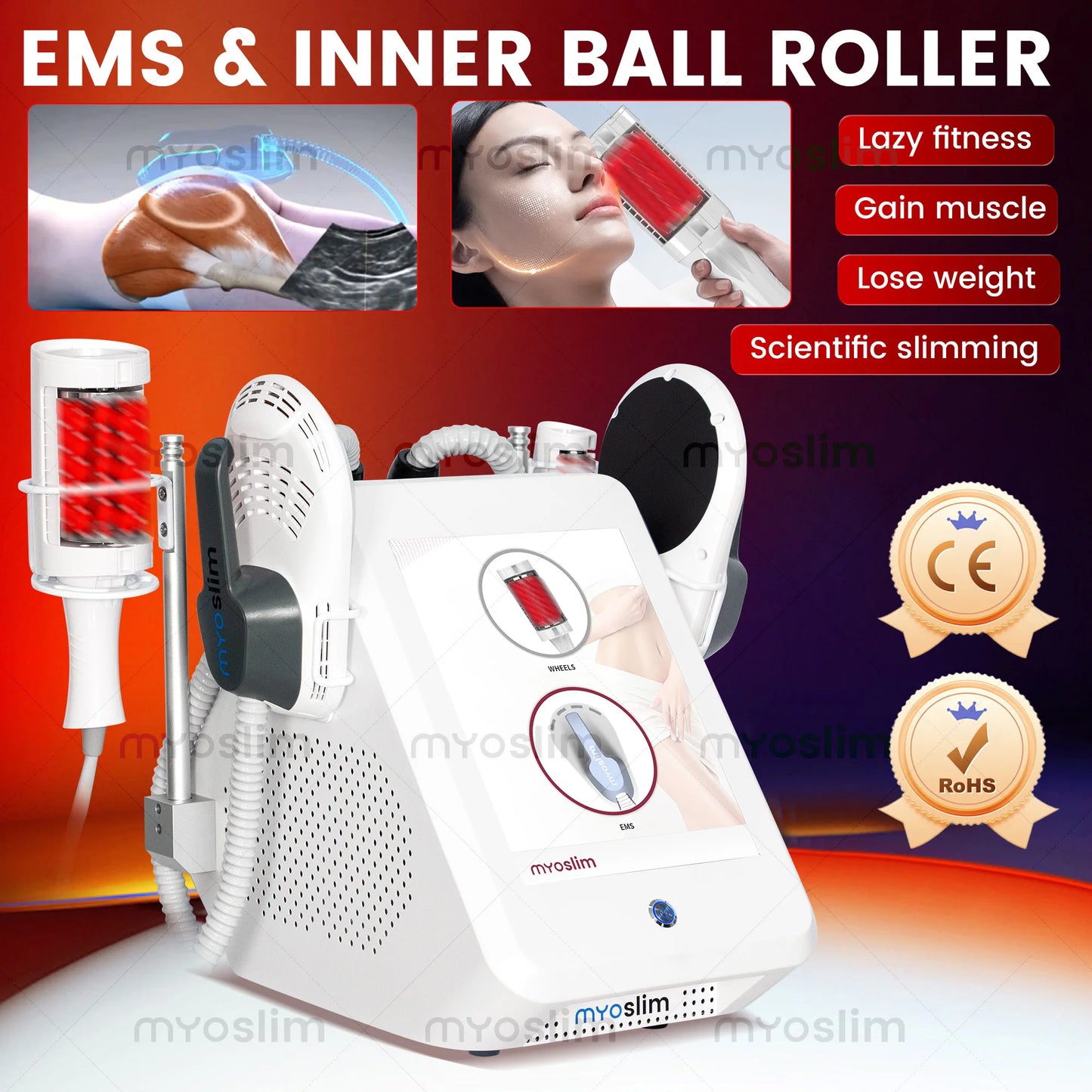 TAIXL EMS MyoSlim Roller RF Body Slimming Machine Elite