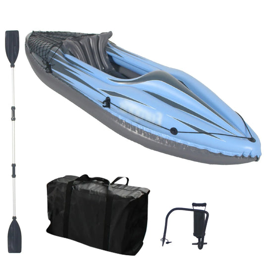 HHSJZWCY Inflatable Fishing Kayak For Lakes And Rivers One Person